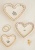 Keramikschalen 3 Set ♥ ♥ ♥ I love you,Xoxo,You make my heart happy