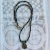 Perlenkette mit Anhänger silber Buddha