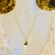 Goldkette mit Herz ♥ Anhänger 925 vg.